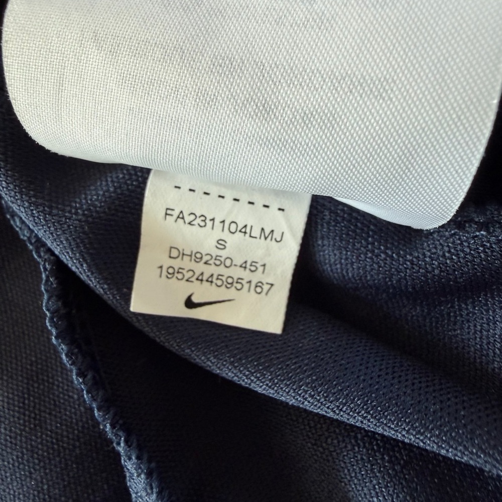 Nike Dri-FIT Zip Up Track Jacket Small Blue Navy Athletic - Picture 6 of 10